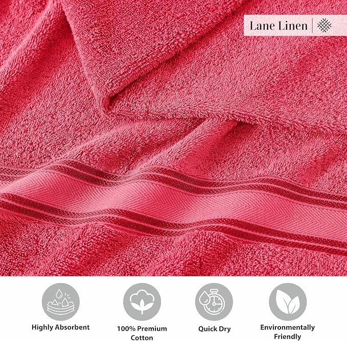 LANE LINEN Luxury Bath Towels Set - Image 5