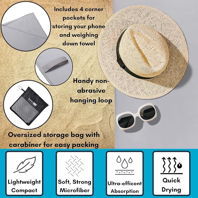 BIRDROCK HOME Multi-Purpose Microfiber Towel - Image 2