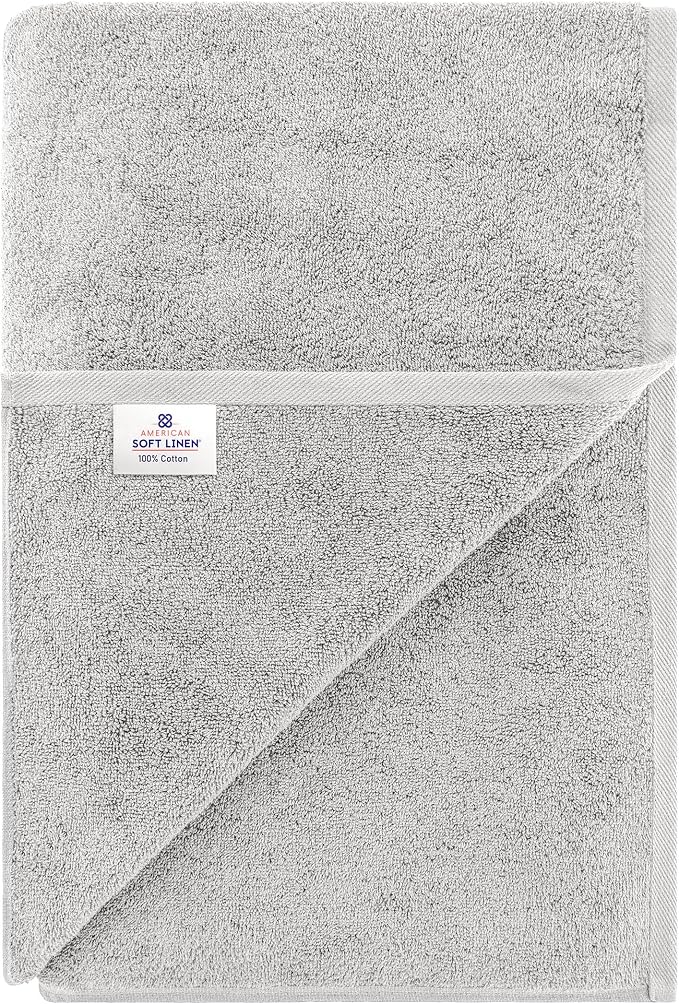 American Soft Linen Oversized Bath Sheet 40x80 Extra Large - Image 6
