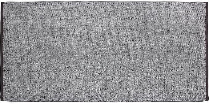 Everplush Diamond Jacquard Bath Sheet 2 Pack in Grey - Image 3