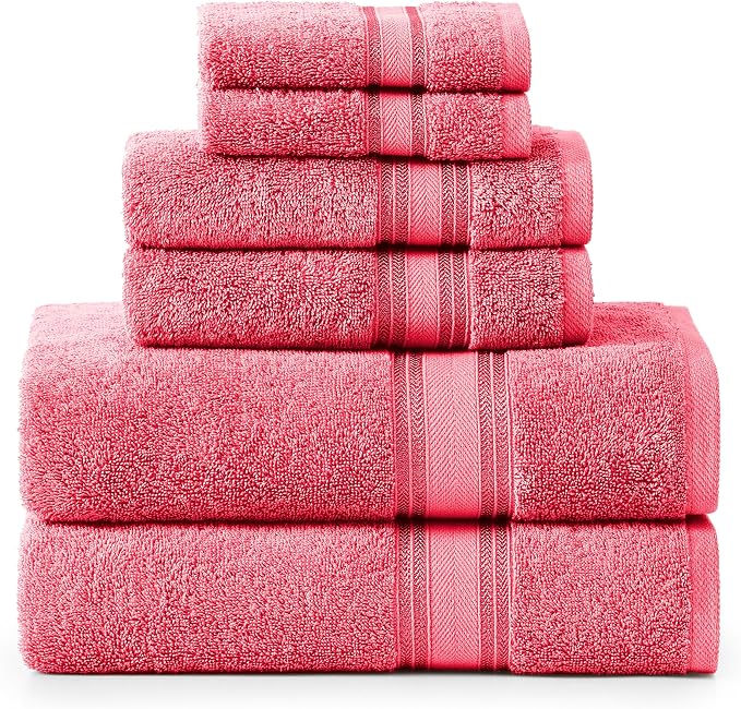 LANE LINEN Luxury 6-Piece Bath Towel Set by LaneLinen