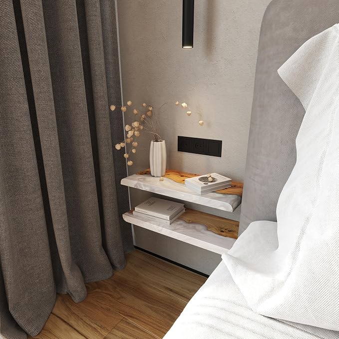 RWA Straight Edge Floating Shelf – Unique Wood Floating Shelf - Image 4