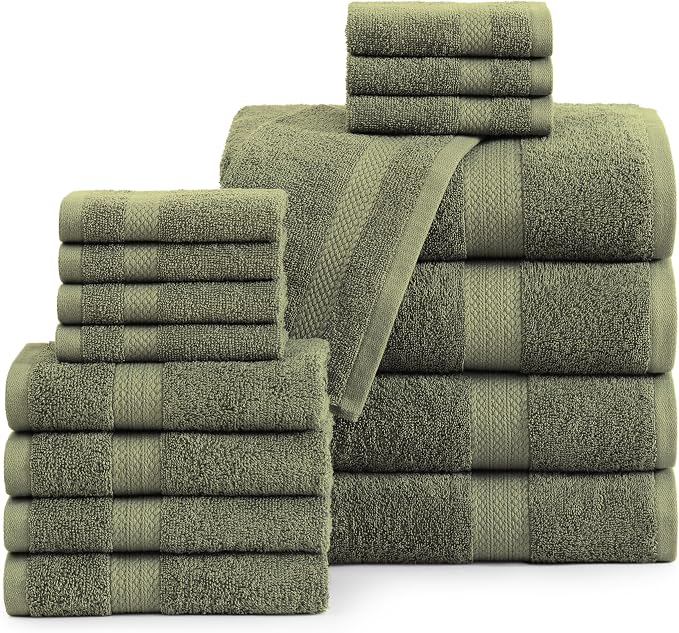 Lane Linen 100% Cotton Luxury Bath Towel Set by LaneLinen