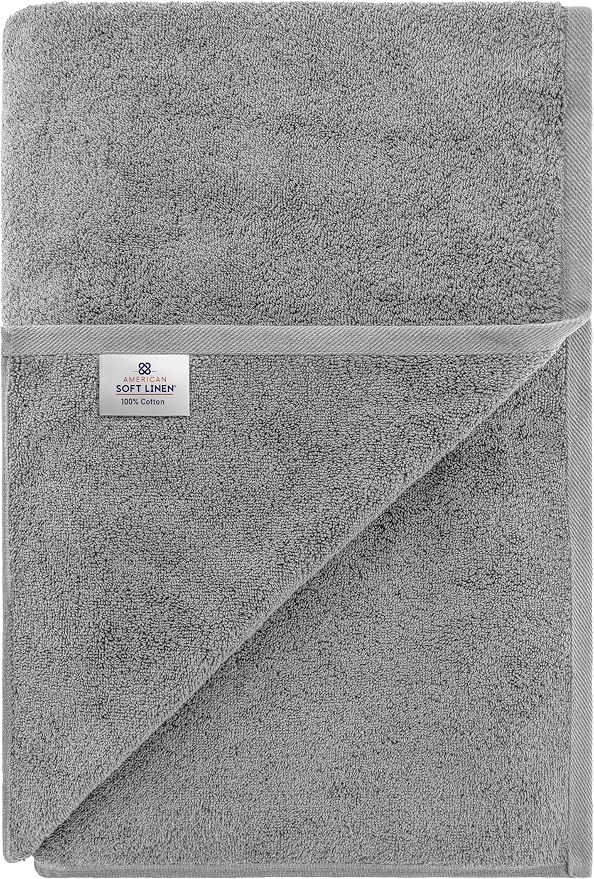 American Soft Linen Oversized Bath Sheet 40x80 Extra Large - Image 6