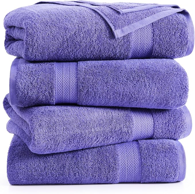 LANE LINEN Bath Towels Set of 4 - Image 2