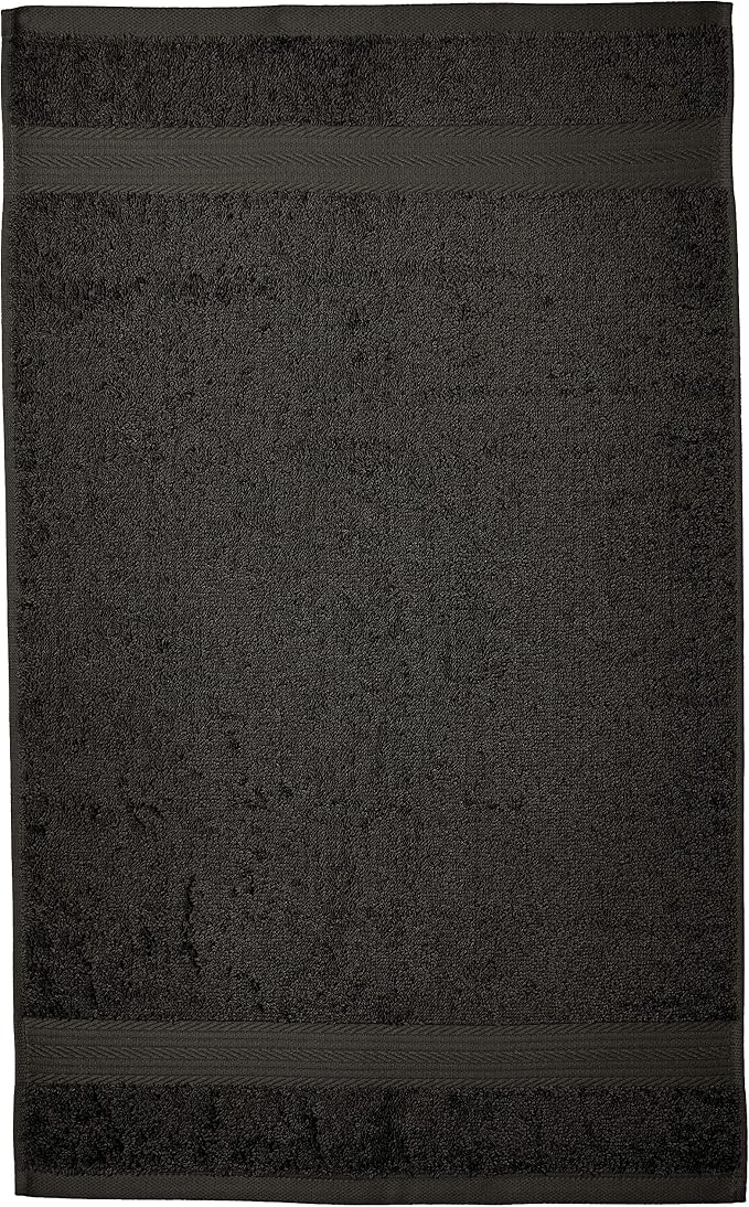 Amazon Basics 6 Piece Fade Resistant Hand Towel, 100% Cotton - Image 5
