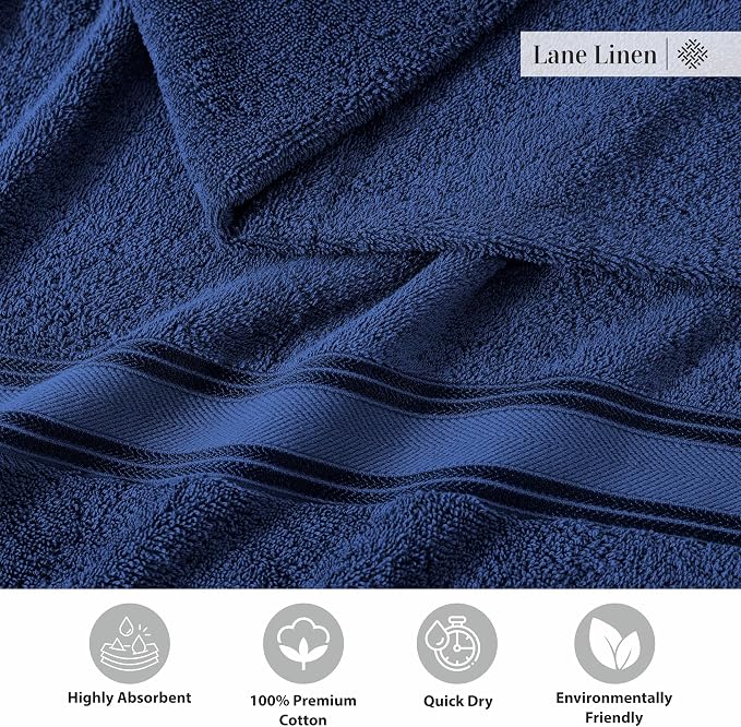 LANE LINEN Luxury Bath Towels Set - Image 7