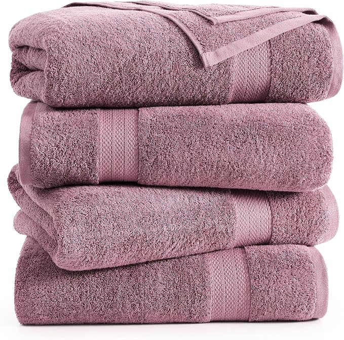 LANE LINEN 100% Ring Spun Cotton Bath Sheets - Image 2