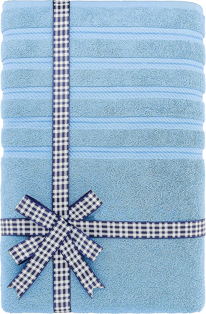 American Soft Linen 35x70 Jumbo Large Bath Towels, 600 GSM 100% Cotton Turkish - Image 4
