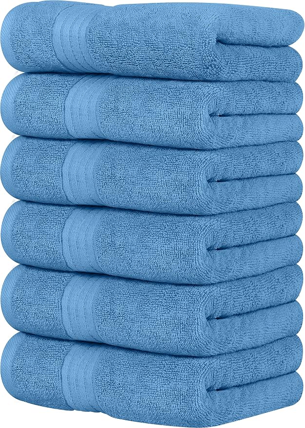 Utopia Towels 6 Piece Premium Hand Towels Set, 16 by 28 inches, 100% Ring Spun by UTOPIATOWELS