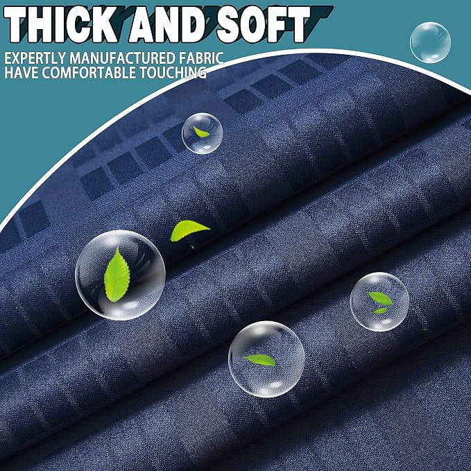 Conbo Mio Extra Wide No Hook Shower Curtain - Image 5