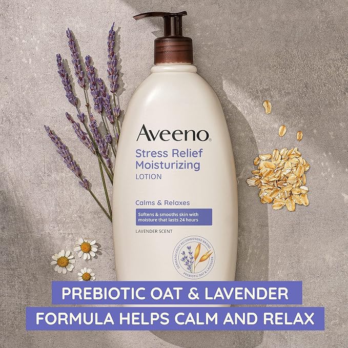 Aveeno Stress Relief Moisturizing Body Lotion - Image 5