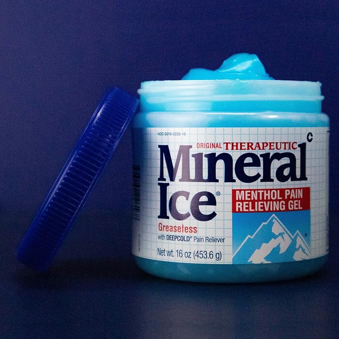 Mineral Ice Therapeutic Pain Relieving Gel, 16 Ounce, 1 Pound - Image 2