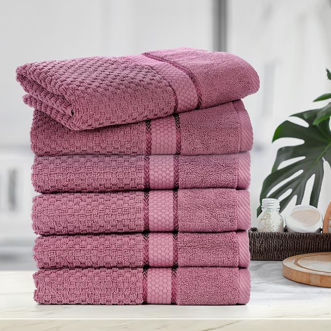 Ample Decor Bathroom Hand Towel 18 X 28 Inch 600 GSM 100% Cotton - Image 2