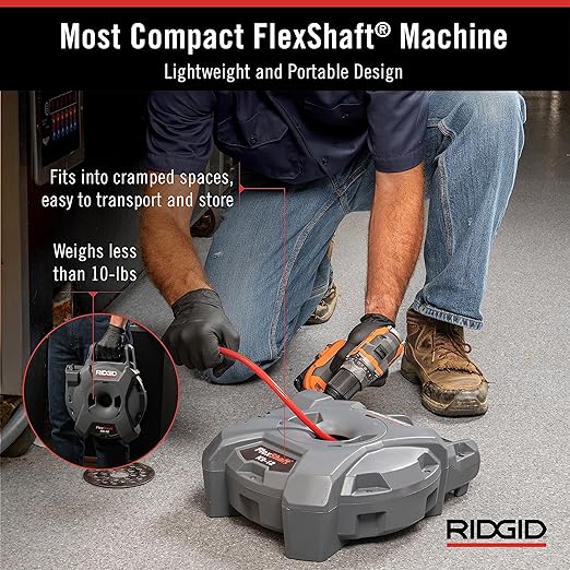 RIDGID 74978 K9-12 FlexShaft 1/4" x 30' Wall-to-Wall Professional Drain - Image 3