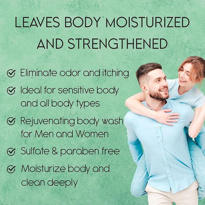 Tea Tree Body Wash with Mint & Shower Gel with Vitamin E - Image 3