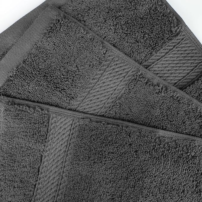 BNM Egyptian Cotton Heavyweight Towels, 800 GSM, Face/ Washcloths, Hand Towels - Image 6