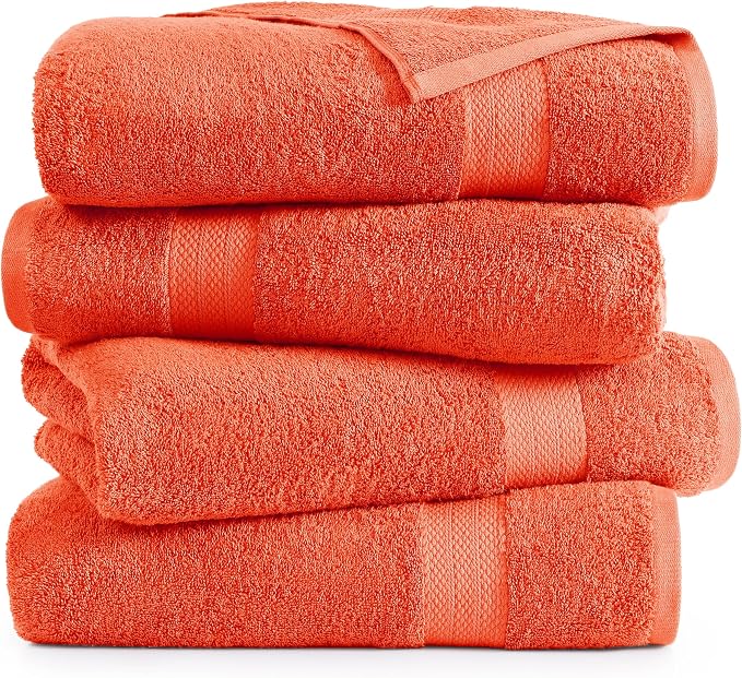 LANE LINEN 4 Pack Bath Towels - Image 2