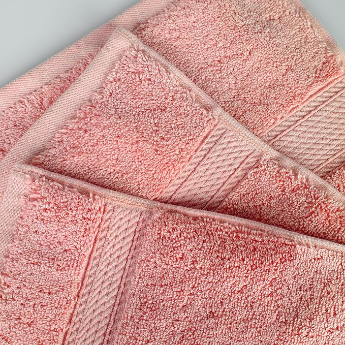 BNM Egyptian Cotton Heavyweight Towels, 800 GSM, Face/ Washcloths, Hand Towels - Image 6