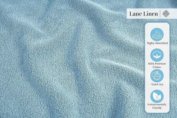 LANE LINEN Luxury Bath Towel Set - Image 5