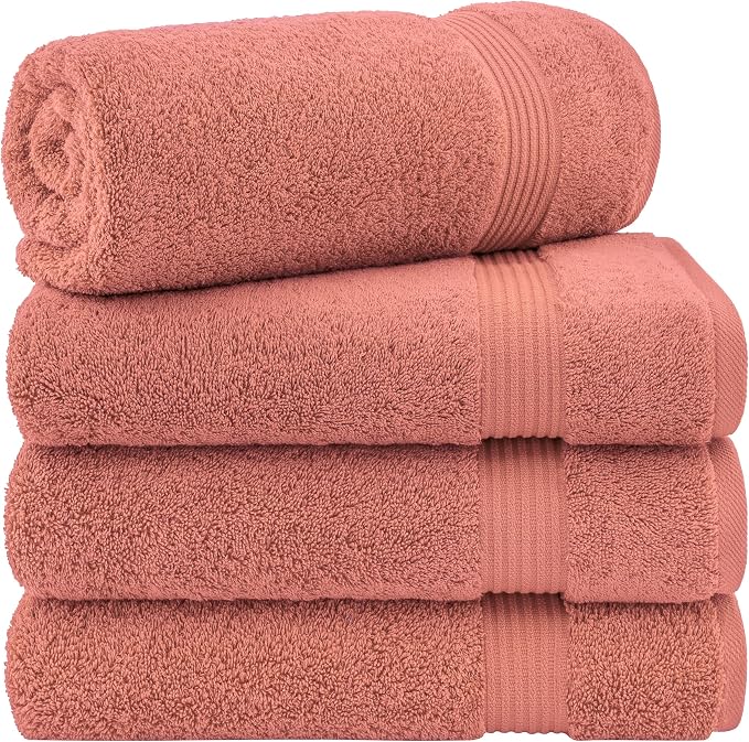 Cotton Paradise 4 Piece Turkish Bath Towels by UNITEDHOMETEXTILE