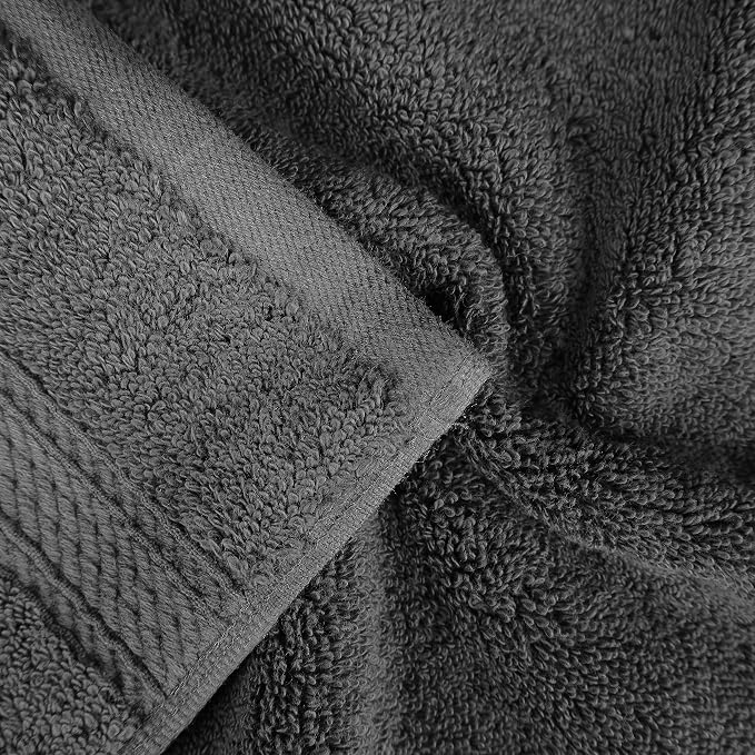 BNM Egyptian Cotton Heavyweight Towels, 800 GSM, Face/ Washcloths, Hand Towels - Image 5