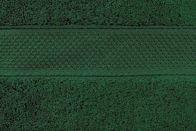 MAURA Hunter Green Hand Towels for Bathroom. Luxury Turkish Cotton Bath Hand - Image 8