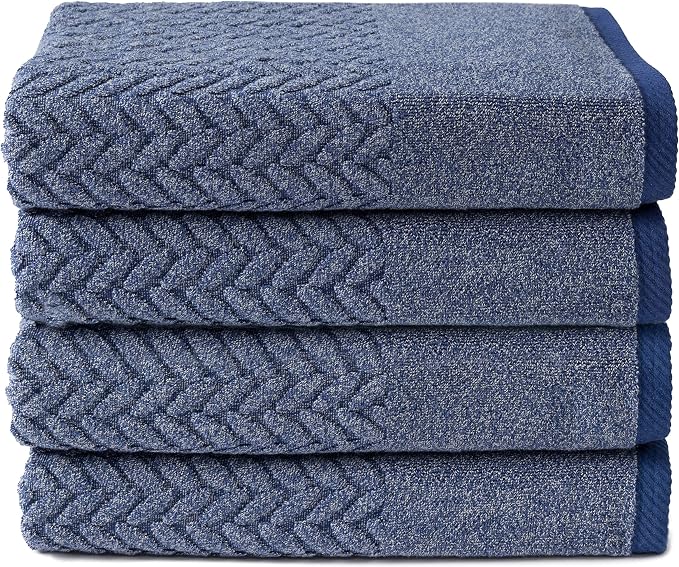 Texere 100% Organic Cotton Jacquard 650 GSM Premium Bath Towel Sets by TexereSilk
