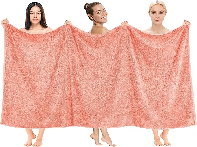 Cotton Paradise 100% Cotton 40x80 Oversized Bath Sheet, Extra Large Turkish by UNITEDHOMETEXTILE