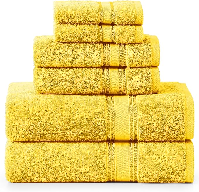 LANE LINEN Luxury 6-Piece Bath Towel Set by LaneLinen