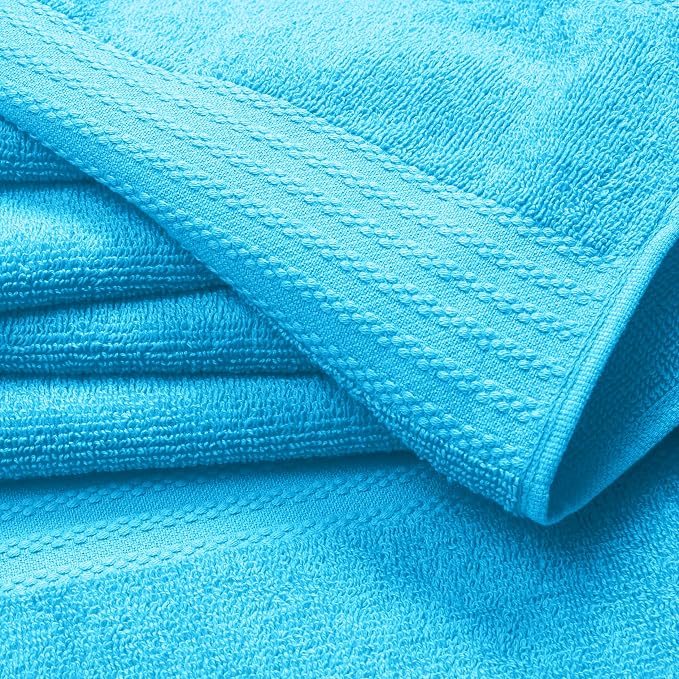 GLAMBURG Premium Cotton 4 Pack Bath Towel Set - Image 2