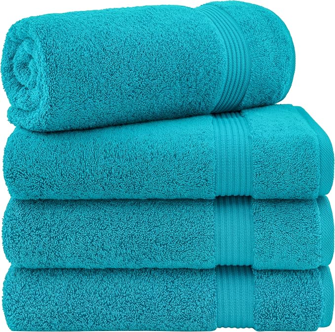 Cotton Paradise 4 Piece Turkish Bath Towels by UNITEDHOMETEXTILE