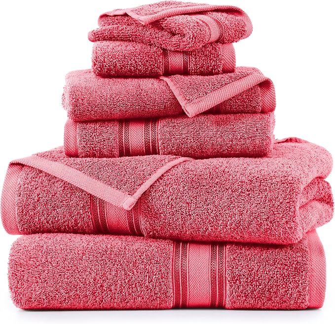 LANE LINEN Luxury 6-Piece Bath Towel Set - Image 2