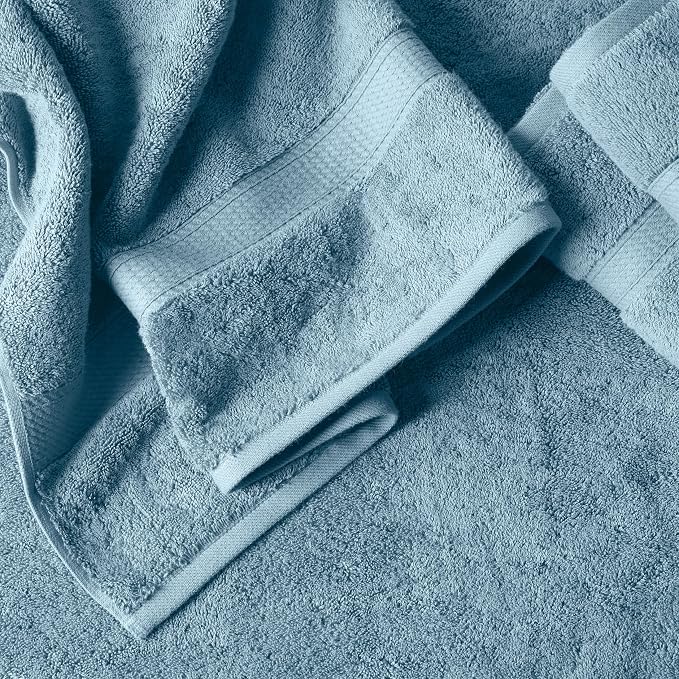 Superior Egyptian Cotton Pile 6 Piece Towel Set, Includes 2 Bath, 2 Hand - Image 3