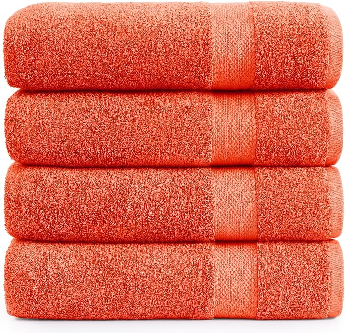 LANE LINEN 4 Pack Bath Towels by LaneLinen