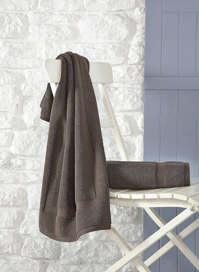 SALBAKOS 100% Turkish Cotton Extra Large Bath Sheet Set of 2 35x70 inch | - Image 2