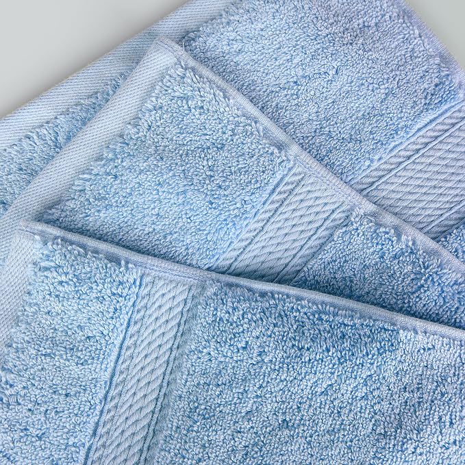 BNM Egyptian Cotton Heavyweight Towels, 800 GSM, Face/Washcloths, Hand Towels - Image 6