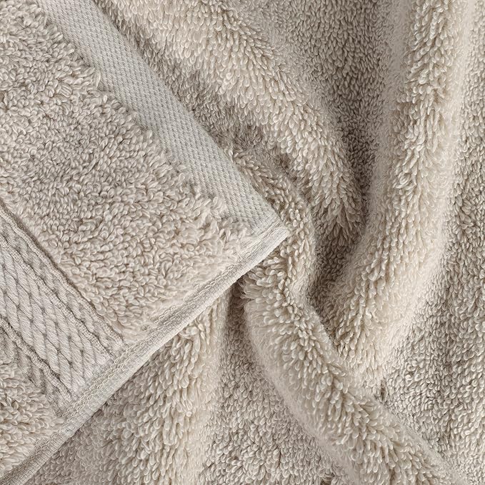 BNM Egyptian Cotton Heavyweight Towels, 800 GSM, Face/ Washcloths, Hand Towels - Image 5