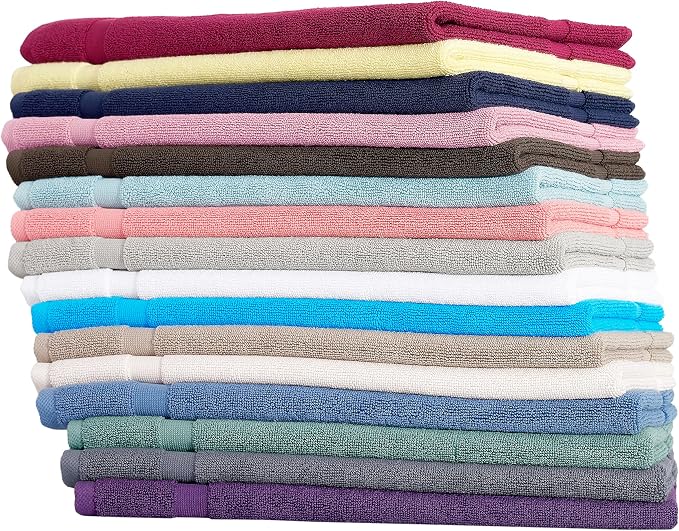 SALBAKOS 100% Turkish Cotton Bath Mat Set 2-Piece - Image 2