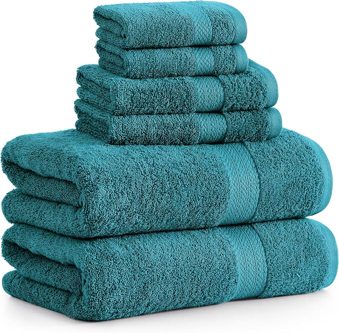LANE LINEN 100% Cotton 6 Piece Bath Towel Set by LaneLinen