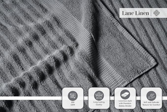 LANE LINEN Bathroom Towels Set - Image 4
