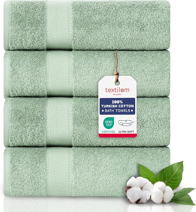 TEXTILOM Bath Towel Set – Hotel and Spa Quality & Soft & Absorbent & Quick Dry by Textilom