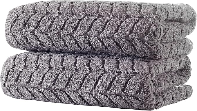 BAGNO MILANO Turkish Cotton Ultra-Soft Plush Absorbent Quick Dry Bathroom Towel - Image 2