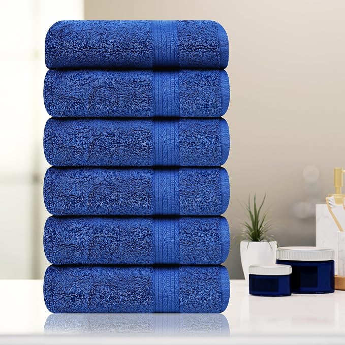 Ample Decor Hand Towel 18 X 28 Inch 600 GSM 100% Cotton, Soft Absorbent Hand - Image 2