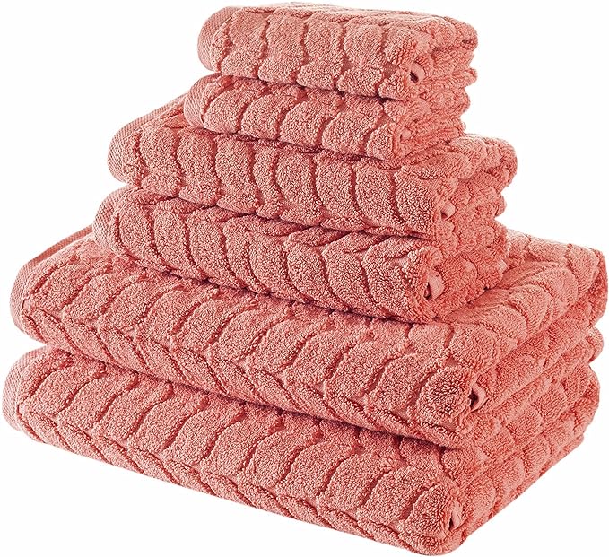 BAGNO MILANO Turkish Bath Towels, Soft Plush Jacquard Luxury Bath Towels by BagnoMilanoLuxurySoftness