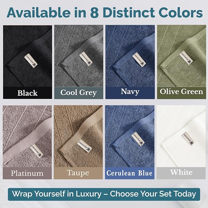 Casa Platino 4 Pack Hand Towels - Image 8