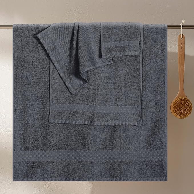 GLAMBURG Ultra Soft 8-Piece Towel Set - Image 3